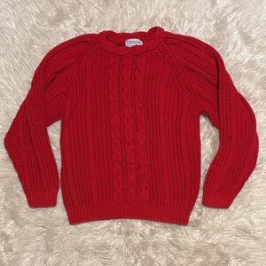 Vintage cable knit sweater 🧶